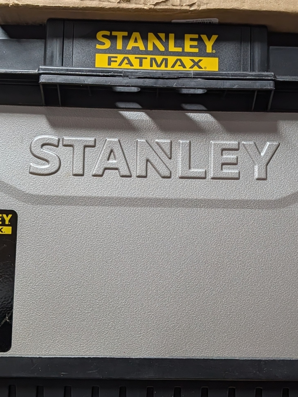 STANLEY FATMAX Tool Box - Gray with Black & Yellow Accents